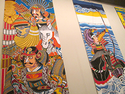 市貝町の無形文化財(武者絵)の写真